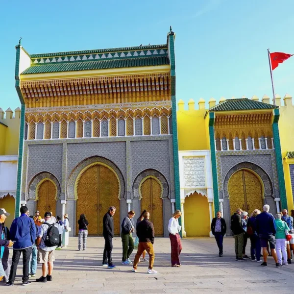 Fes Royal Palace gate in Morocco