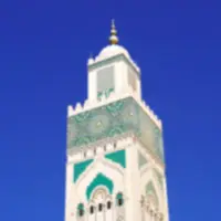 Hassan II Mosque minaret in Casablanca, Morocco