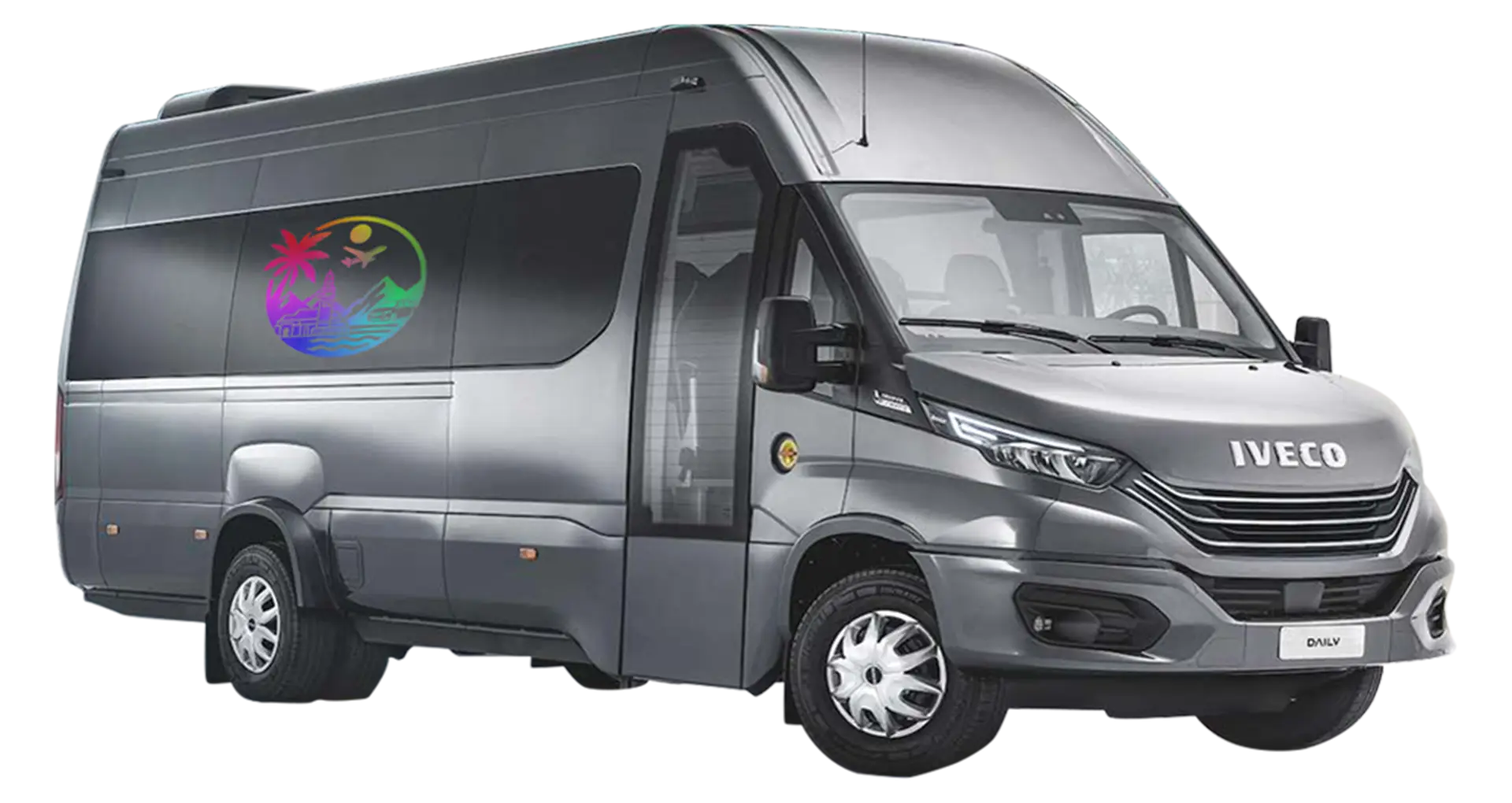 Iveco Minibus by Morocco Tours & Transfers, featuring 30 seats and spacious luggage capacity for seamless group travel and transfers